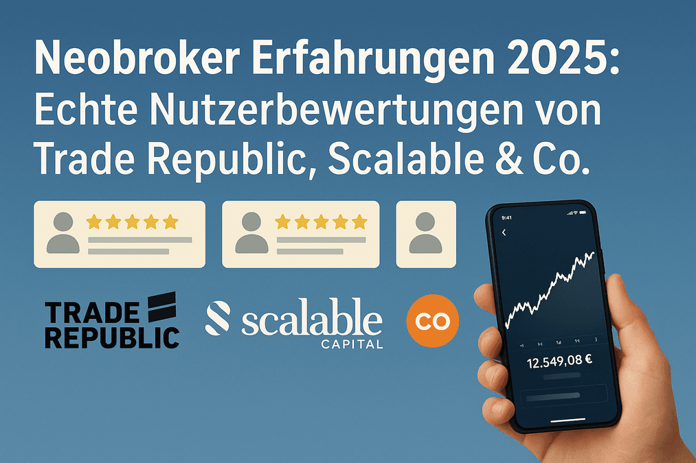 Neobroker Erfahrungen 2025: Echte Nutzerbewertungen von Trade Republic, Scalable & Co.